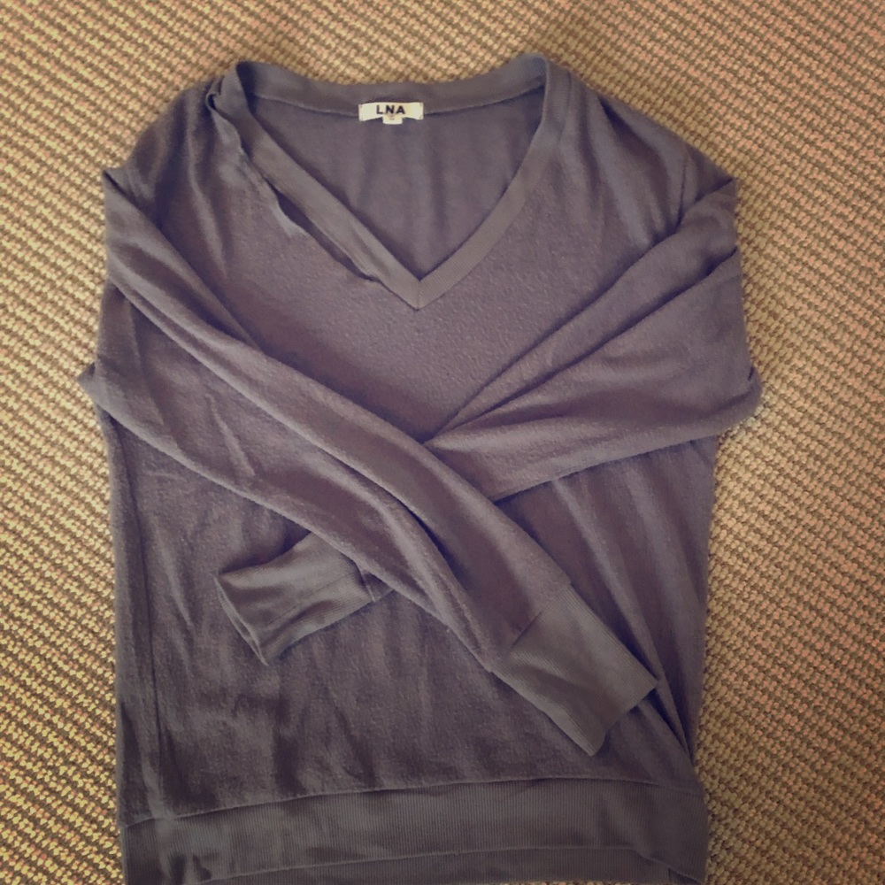 LNA distressed sweatshirt